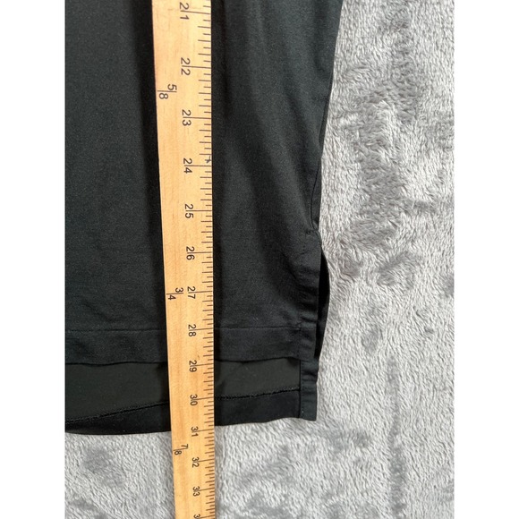 Ralph Lauren Golf Polo Shirt Mens Medium Black Performance Pony Logo Stretch - Picture 4 of 11